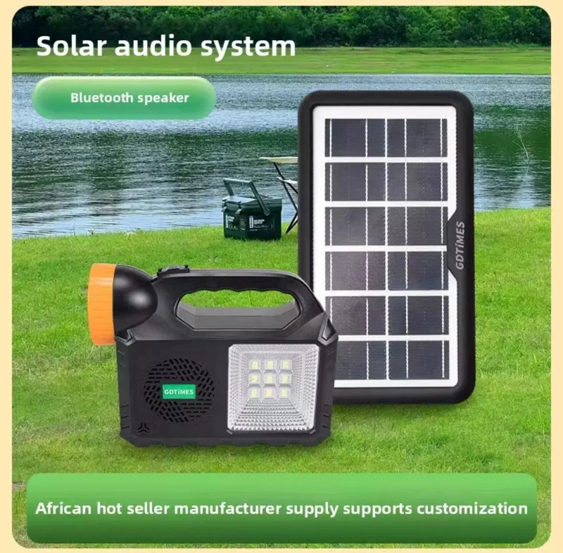 KIT SOLAR DE EMERGENCIA CON 3 AMPOLLETAS Y LINTERNA - 5