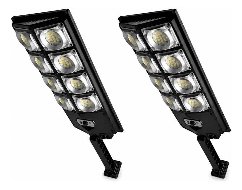 PACK 2 LAMPARAS SOLARES LED 400W IMPERMEABLES PARA EXTER - 1