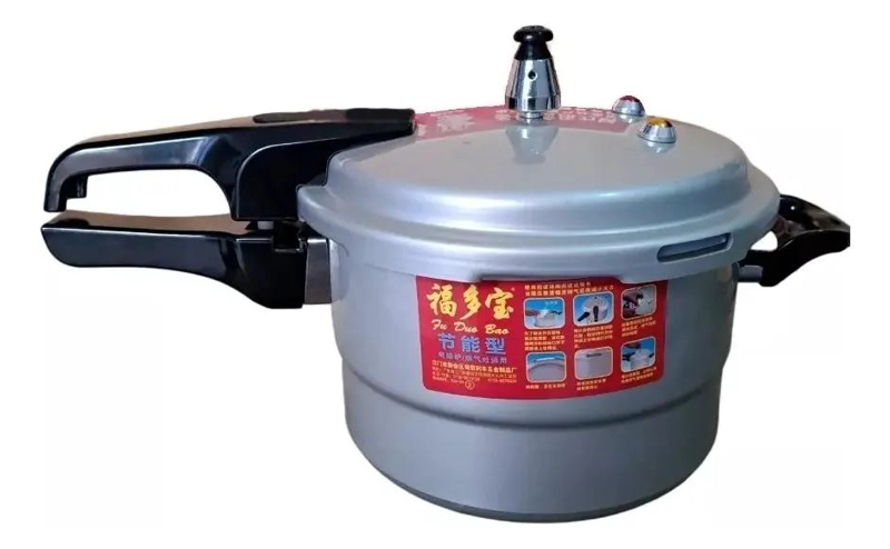 OLLA A PRESION DE ALUMINIO 4 LITROS CON VAPORERA 20 CM - 1