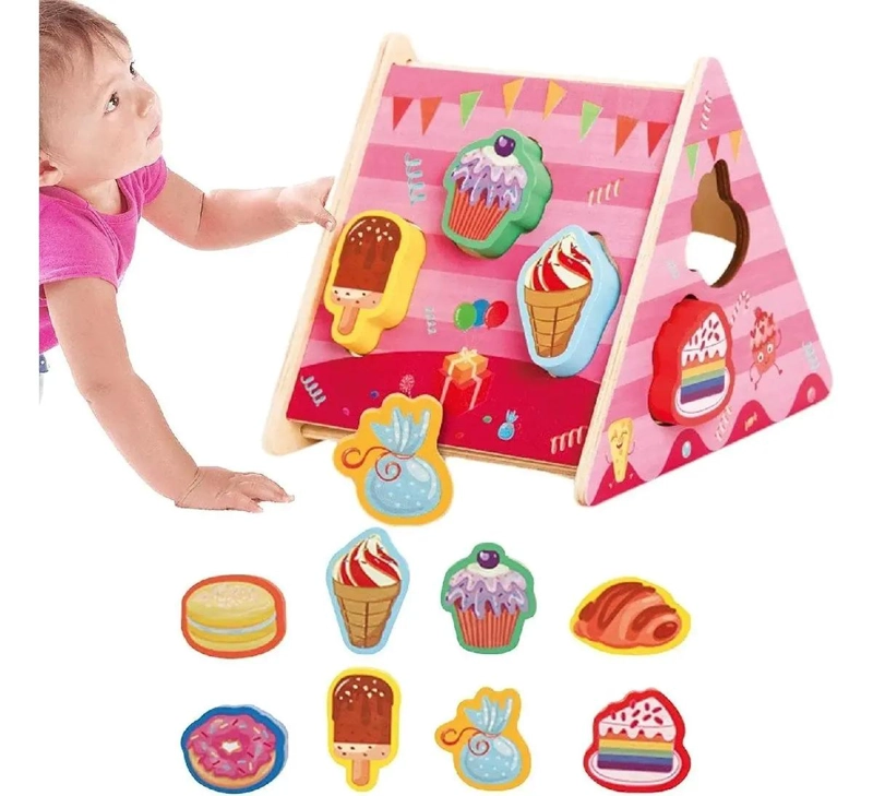 JUGUETE DIDACTICO DE CLASIFICACION DE FORMAS PARA NIÑOS - 1