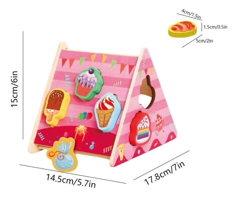 JUGUETE DIDACTICO DE CLASIFICACION DE FORMAS PARA NIÑOS - 5