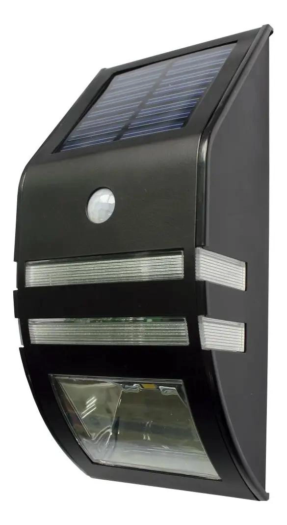 APLIQUE DE MURO EXTERIOR LED SOLAR CON SENSOR - 1