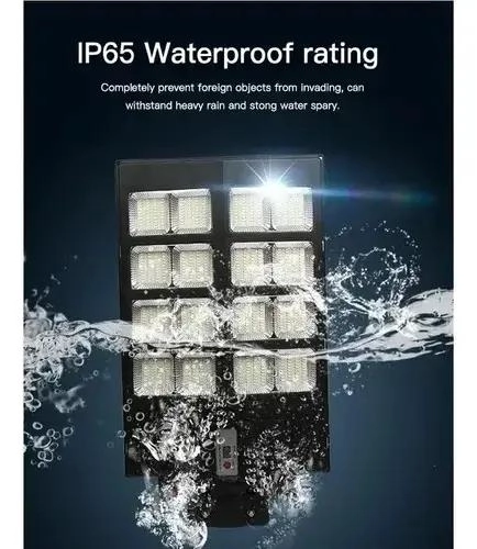 FOCO SOLAR EXTERIOR 1000W CON 3 LAMPARAS PARA POSTE - 3