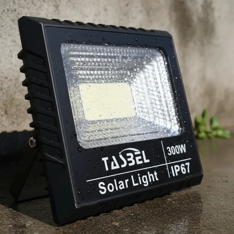 FOCO SOLAR EXTERIOR 300W CON PANEL Y CONTROL REMOTO - 5