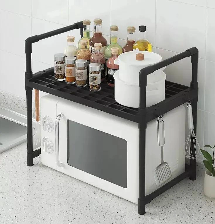 RACK ORGANIZADOR DE COCINA PARA MICROONDAS 2 NIVELES - 1