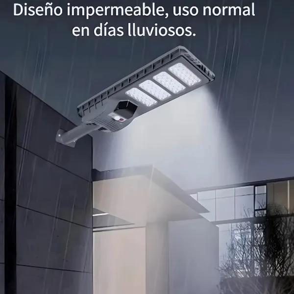FOCO SOLAR LED EXTERIOR 400W CON SENSOR Y CONTROL - 3