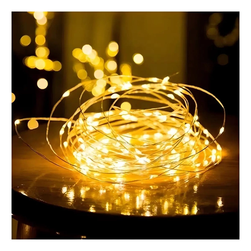 PACK 4 GUIRNALDAS LED SOLARES HADAS PARA DECORACION - 2