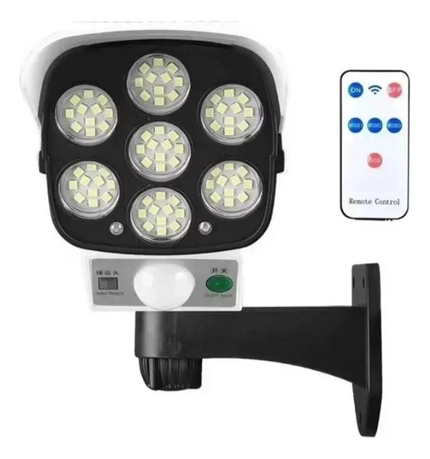 FOCO SOLAR CON SENSOR DE MOVIMIENTO Y CONTROL REMOTO - 1