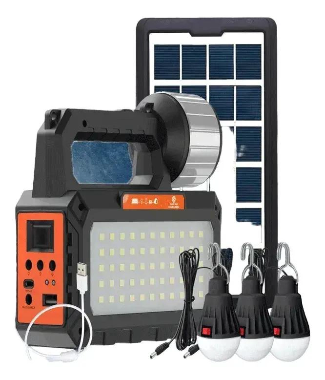 KIT SOLAR 4 EN 1 CON RADIO, AMPOLLETAS Y USB - 2