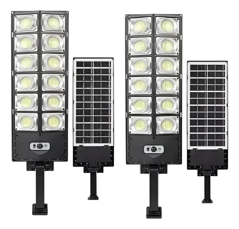 PACK 2 FOCOS SOLARES DE PARED ALTA POTENCIA 400W CON MODO - 1