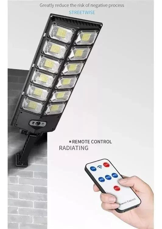 PACK 2 FOCOS SOLARES DE PARED ALTA POTENCIA 400W CON MODO - 4