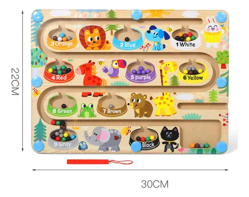 JUEGO DIDACTICO EDUCATIVO PARA NIÑOS APRENDER ANIMALES - 4