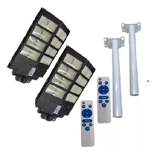 PACK 2 FOCOS SOLARES LED EXTERIOR 800W CON SOPORTE - 1