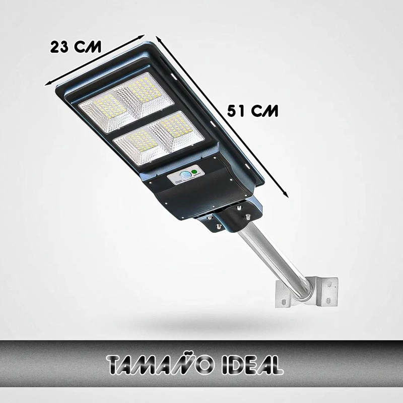 PACK 5 FOCOS LED SOLARES 200W RECARGABLES PARA EXTERIOR - 2