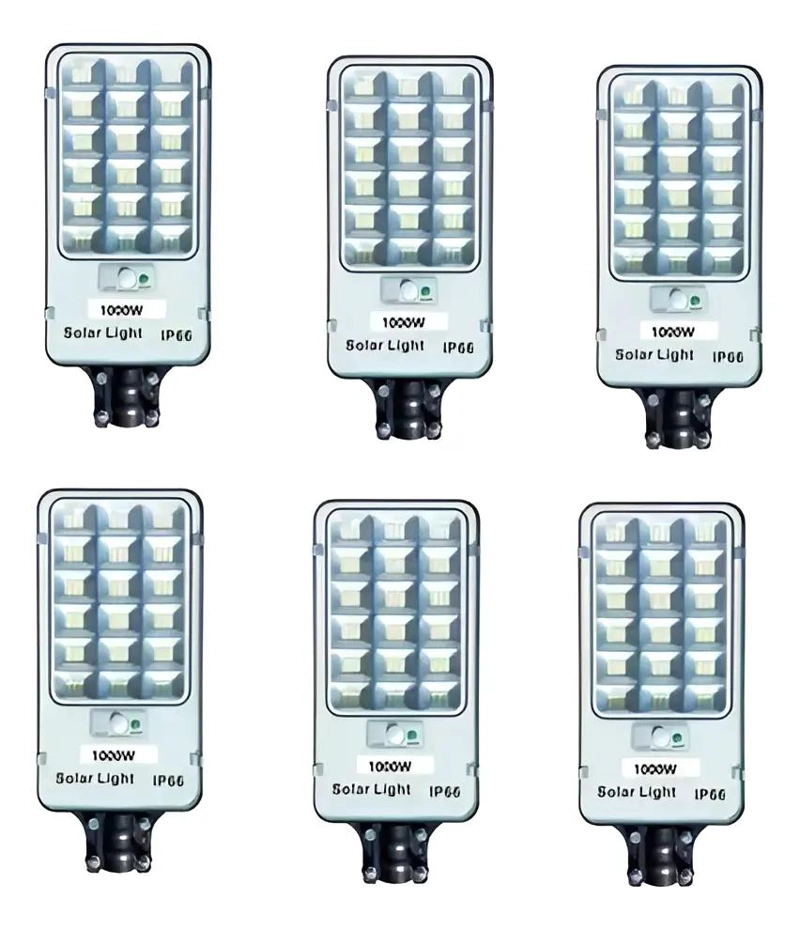 PACK 6 FOCOS SOLARES 1000W EXTERIOR IP66 CON CONTROL - 1
