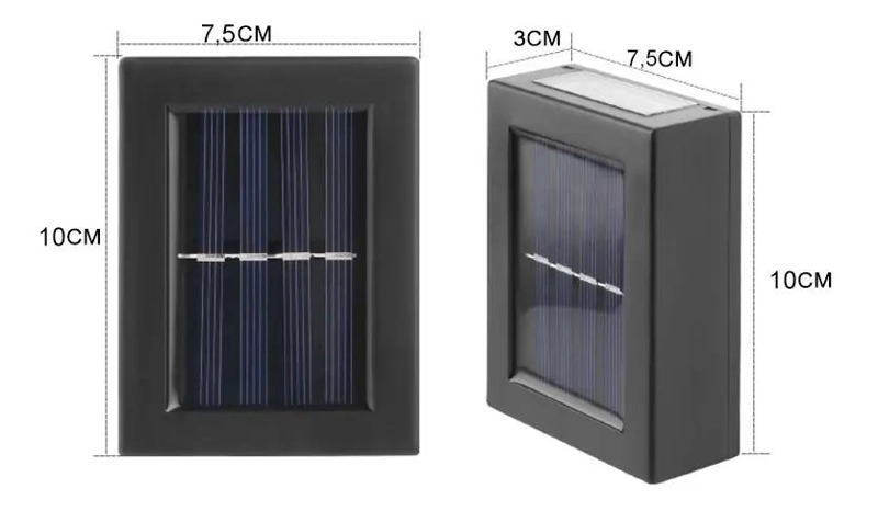 PACK 4 LAMPARAS FOCO SOLAR EXTERIOR IMPERMEABLES - 3