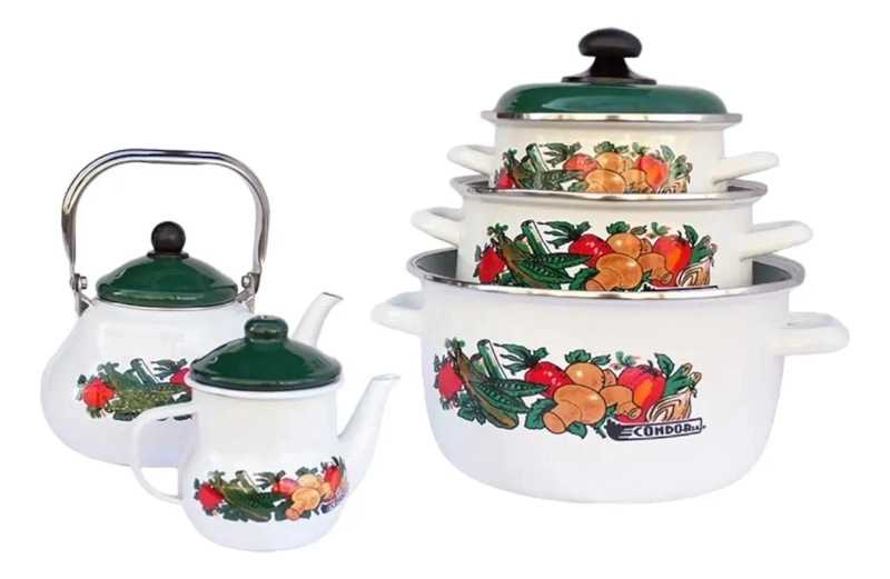 CACEROLA ENLOZADA VINTAGE 20 CM 2.2 LITROS - 2