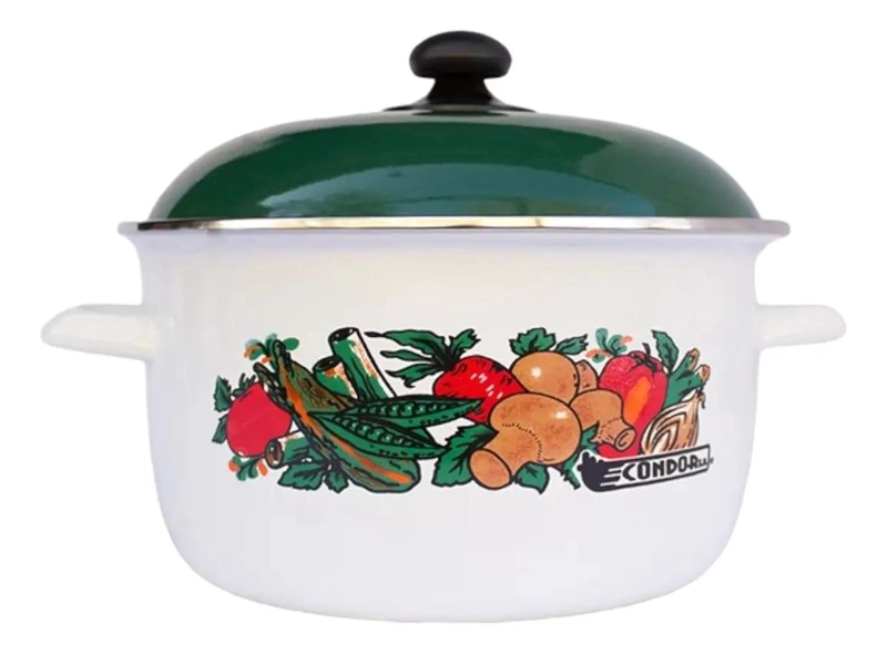 CACEROLA ENLOZADA VINTAGE 20 CM 2.2 LITROS - 3