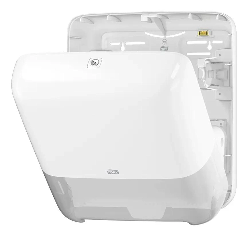 DISPENSADOR DE TOALLA AUTOCORTE EN ROLLO BLANCO - 5