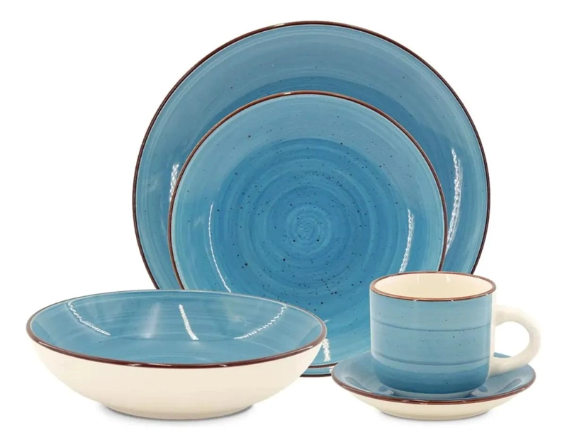 JUEGO DE LOZA CERAMICA 30 PIEZAS LORENZA - 1