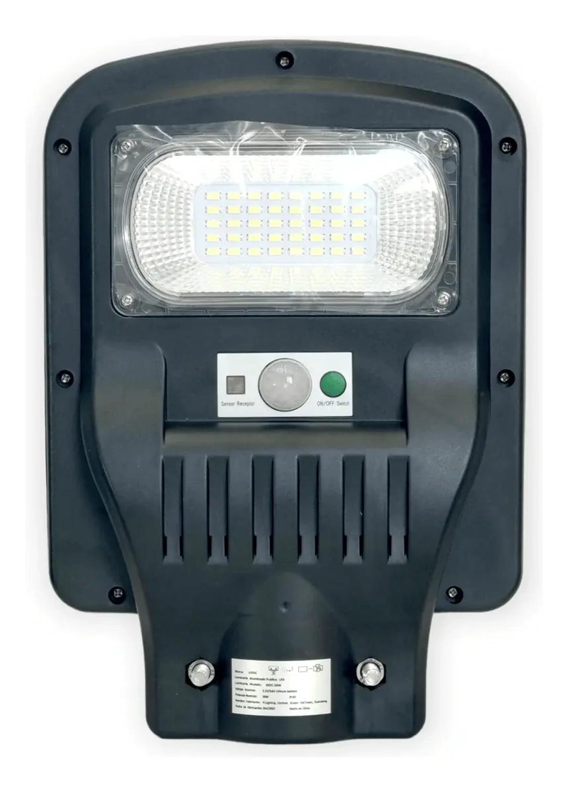 LUMINARIA PUBLICA SOLAR LED 50W 800 LUMENES - 2