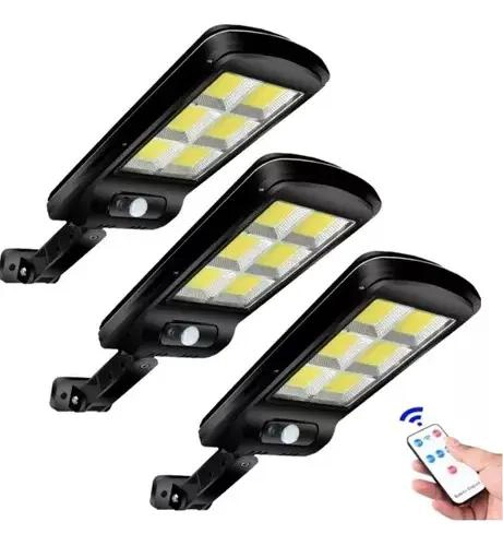 FOCOS LED SOLAR EXTERIOR CON SENSOR DE MOVIMIENTO X3 - 1