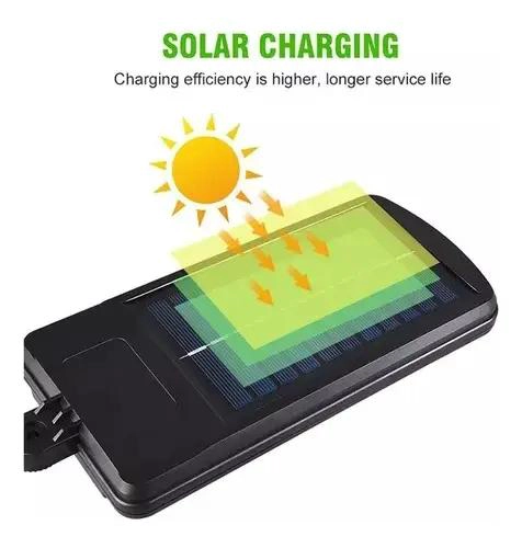 FOCOS LED SOLAR EXTERIOR CON SENSOR DE MOVIMIENTO X3 - 3