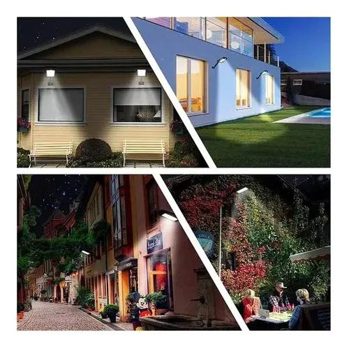 FOCOS LED SOLAR EXTERIOR CON SENSOR DE MOVIMIENTO X3 - 5