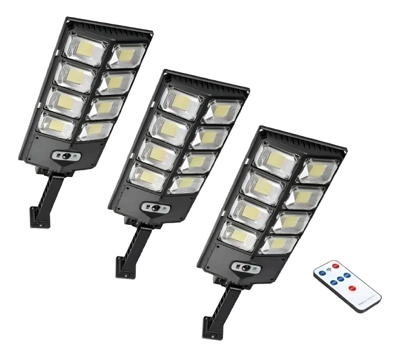 FOCOS SOLARES LED 200W CON SENSOR WIRELESS 3 UNIDADES - 1
