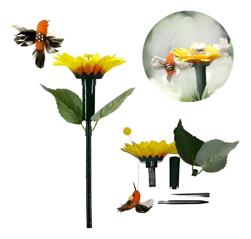 PACK 4 ESTACAS SOLARES GIRATORIAS JARDIN - 1