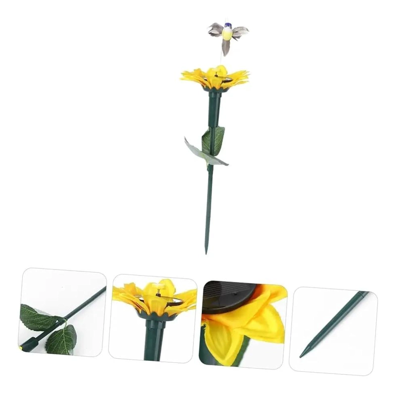 PACK 4 ESTACAS SOLARES GIRATORIAS JARDIN - 2