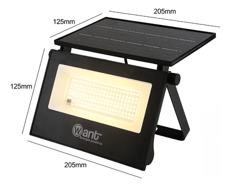 PACK 6 PROYECTORES LED SOLARES 176 LEDS IP65 CON CONTROL - 2