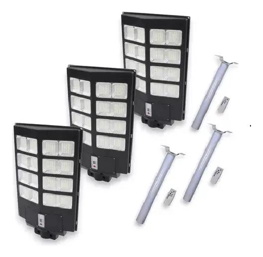 PACK 3 FOCOS SOLARES LED EXTERIOR 800W CON SOPORTE - 1