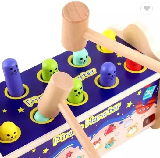 JUGUETE DIDACTICO BARCO PIRATA DE MADERA PARA NIÑOS - 2