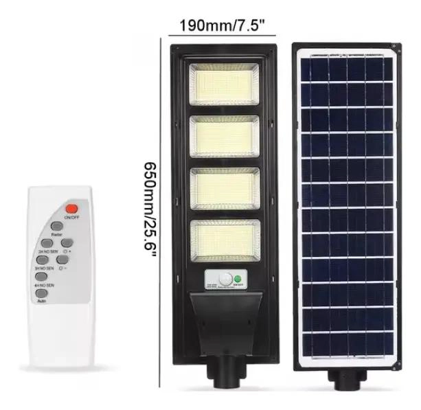 FOCO LED REFLECTOR SOLAR 800W CON CONTROL REMOTO PARA EX. - 2