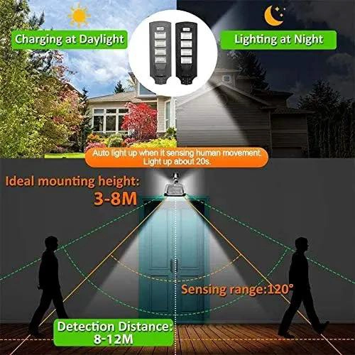 FOCO LED REFLECTOR SOLAR 800W CON CONTROL REMOTO PARA EX. - 4