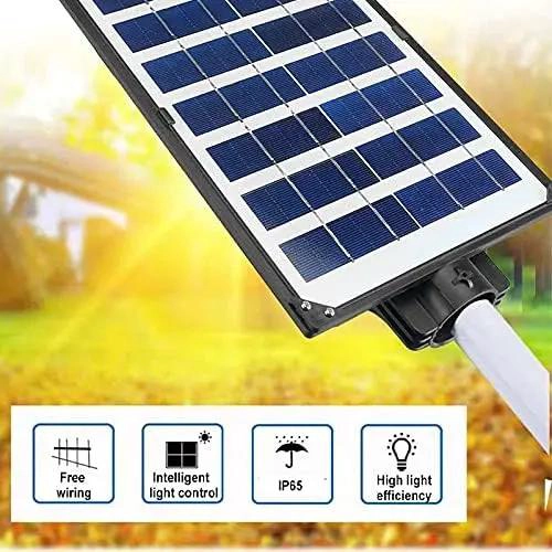 FOCO LED REFLECTOR SOLAR 800W CON CONTROL REMOTO PARA EX. - 5