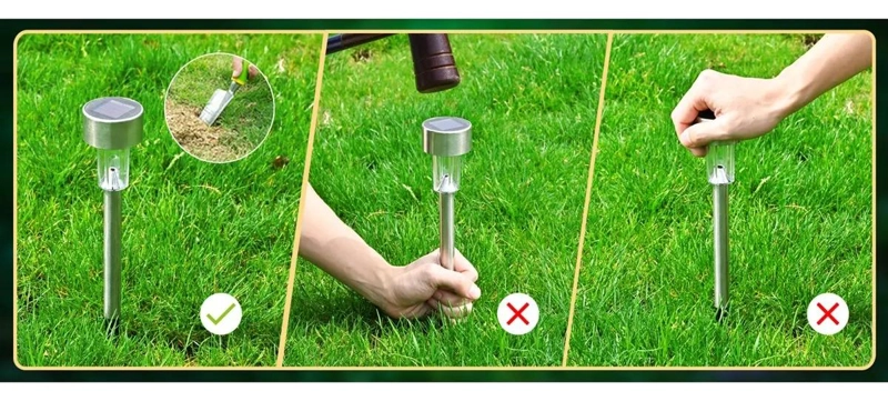 10 FOCOS SOLARES CON ESTACAS PARA JARDIN Y PATIO - 4