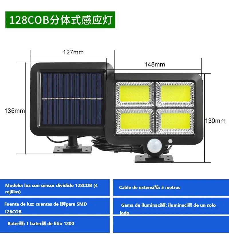 LAMPARA SOLAR DE PARED CON SENSOR DE MOVIMIENTO - 2