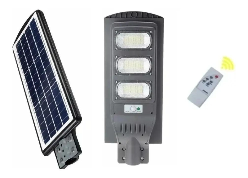 FOCO LED SOLAR 90W PARA EXTERIOR CON CONTROL REMOTO - 1