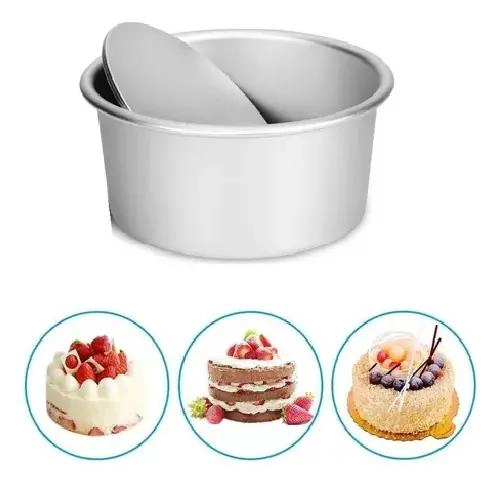 MOLDE DESMONTABLE DE ALUMINIO PARA TORTAS 16 CM - 1