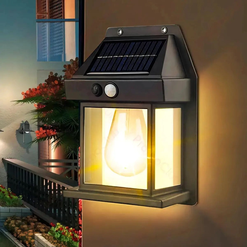 FAROLES SOLARES EXTERIORES CON FOCOS LED PARA TERRAZA - 2