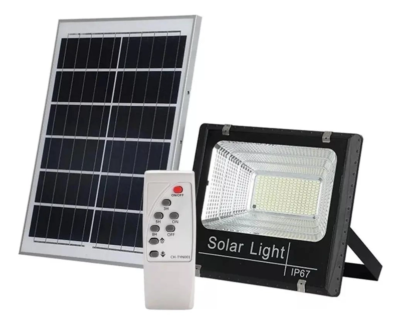 FOCO REFLECTOR SOLAR LED 300W IP67 PARA INTERIOR Y EXTER - 5