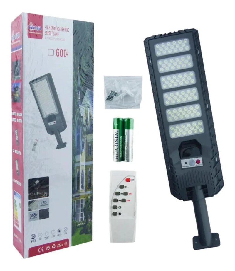 FOCO SOLAR 500W CON 140 LED Y CONTROL REMOTO - 5