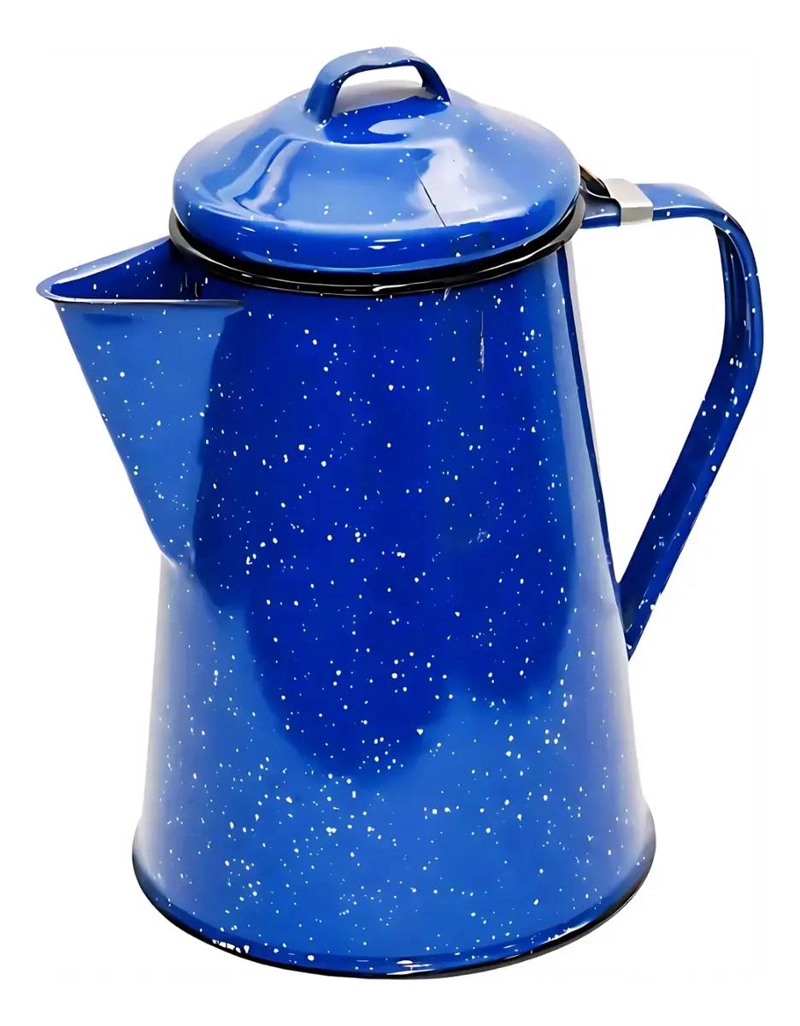 TETERA CAFETERA ENLOZADA AZUL 0.8 LITROS - 3
