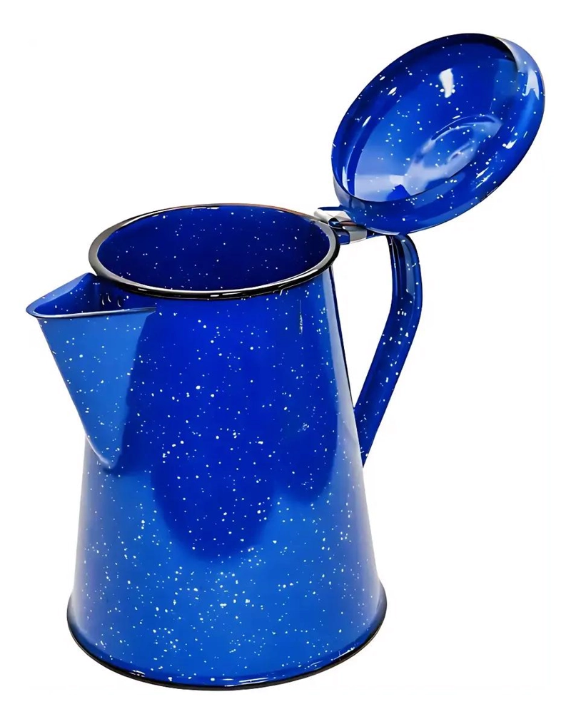 TETERA CAFETERA ENLOZADA AZUL 0.8 LITROS - 4