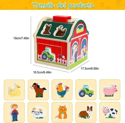 JUEGO DE MESA DIDACTICO DE MADERA GRANERO PARA NIÑOS - 3