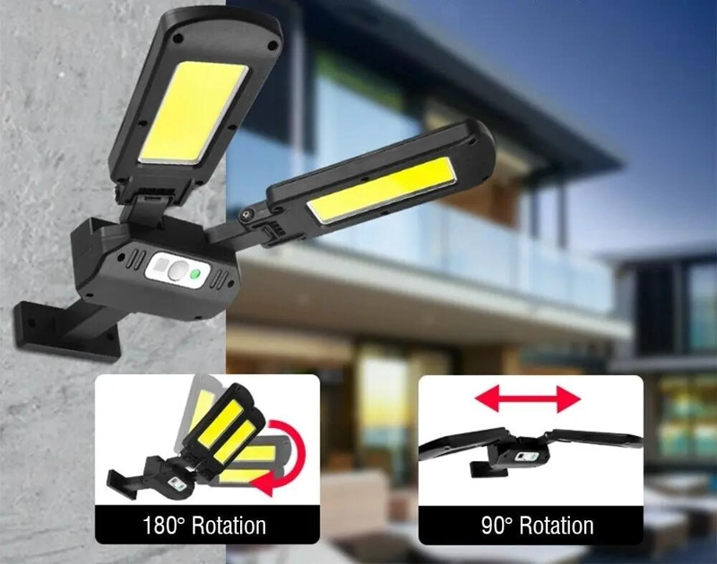 LAMPARA SOLAR CON FOCO LED Y SENSOR DE MOVIMIENTO - 3