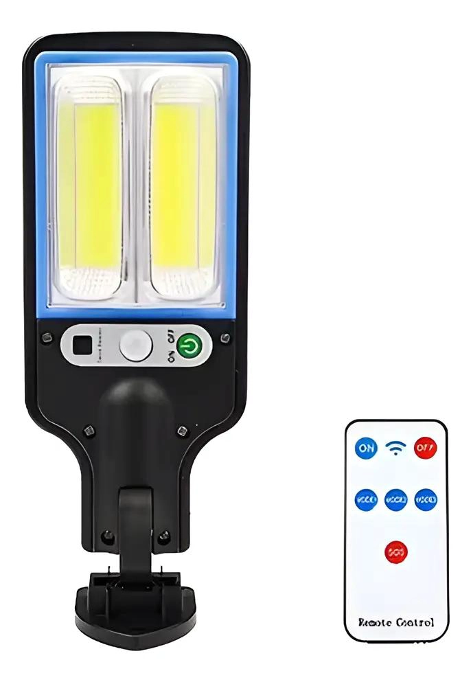 FOCO SOLAR CON SENSOR DE MOVIMIENTO Y CONTROL REMOTO - 1
