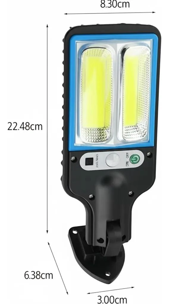 FOCO SOLAR CON SENSOR DE MOVIMIENTO Y CONTROL REMOTO - 3